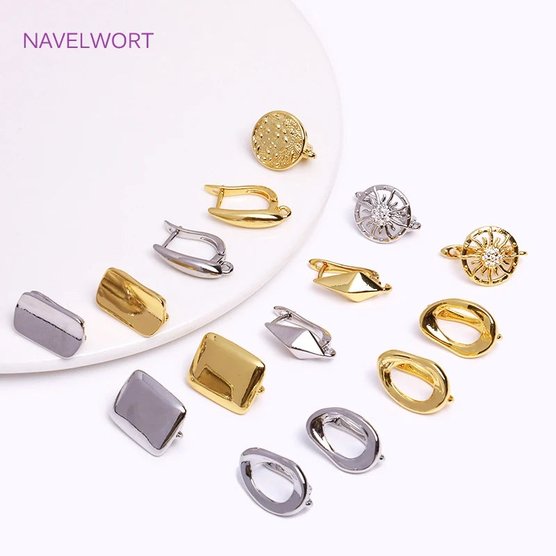 18k Gold Plated Spacer Beads For Bracelet Making,Separators For Beads,Jewelry Fittings,DIY Jewellery Making Supplies Wholesale