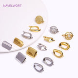 18k Gold Plated Spacer Beads For Bracelet Making,Separators For Beads,Jewelry Fittings,DIY Jewellery Making Supplies Wholesale