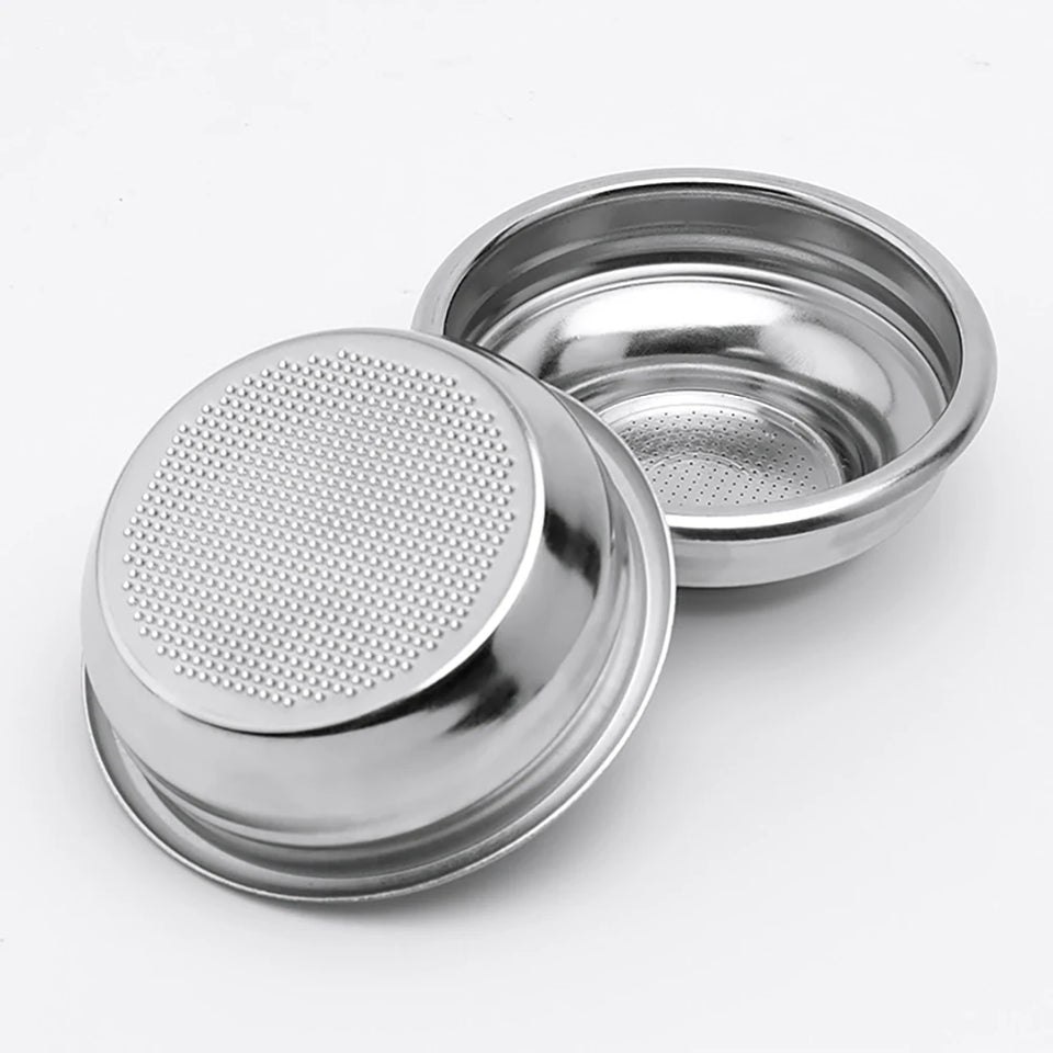 51mm 54mm 58mm Coffee Filter Basket Stainless Steel Coffee Powder Bowl Coffee Handle Bottomless Universal Coffee Powder Bowl
