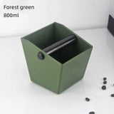 Coffee Knock Box Espresso Grounds Container Coffee ABS Bucket Anti Slip Powder Beveled Residue Barista Accessories Maker Tools