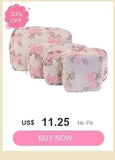 2PCS/SET Trendy Flower Bow Printing School Bag Lunch Bag Large Capacity Nylon Backpack Cute Students Insulation Ice Bento Box