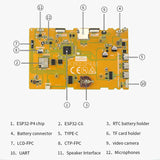 ESP32-P4 10.1 Inch Capacitive Touch Display Development Board 1280*800 IPS Screen Support Xiaozhi AI ESP32 C6 WiFi6 BT BLE 5