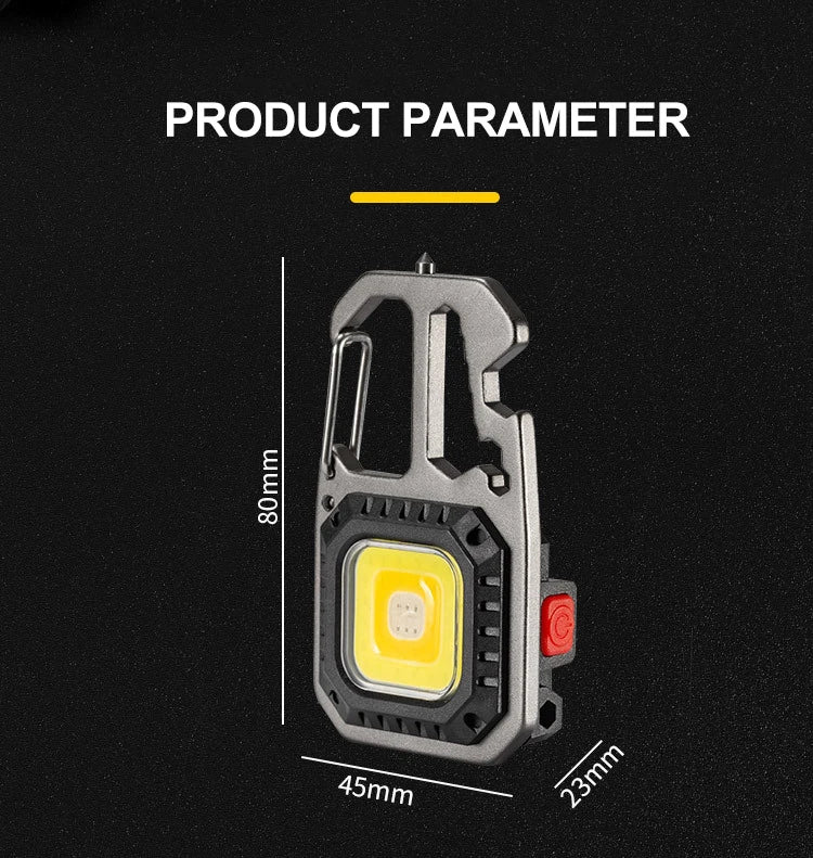 Ultra Small Mini LED Light Small Flashlight Keychain Light Strong Light Ultra Light Portable Flashlight