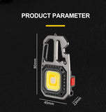 Ultra Small Mini LED Light Small Flashlight Keychain Light Strong Light Ultra Light Portable Flashlight