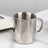Travel Tumbler Jug Children's Milk Tea Cups Office Water Mug Double Wall 304 Stainless Steel Coffee Mug Without Lid Portable Cup