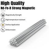 40/200pcs 3x3mm Fridge Magnets for Fridge Office