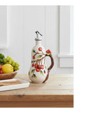 Hand-Painted Ceramic Seasoning Bottle Bird Flower Fruit Soy Sauce Vinegar Oil Bottle Coffee Table Wine Cabinet Decoration
