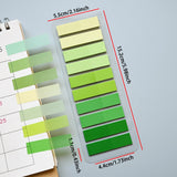 Colorful Transparent Memo Pads Self-Adhesive Sticky Notes Index 200-4000 Sheets for Office School Stationery