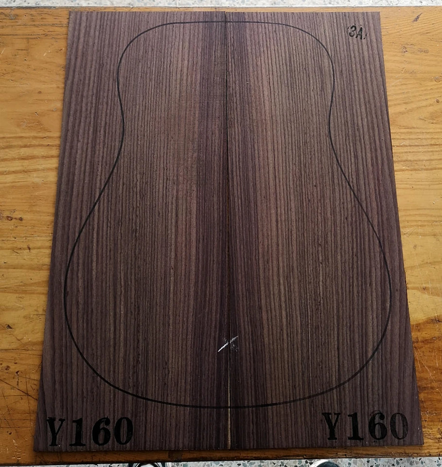 AAA Grade India Rose guitar back/side board All-Solid acoustic Guitar making material accessories Solid Woods Number selection
