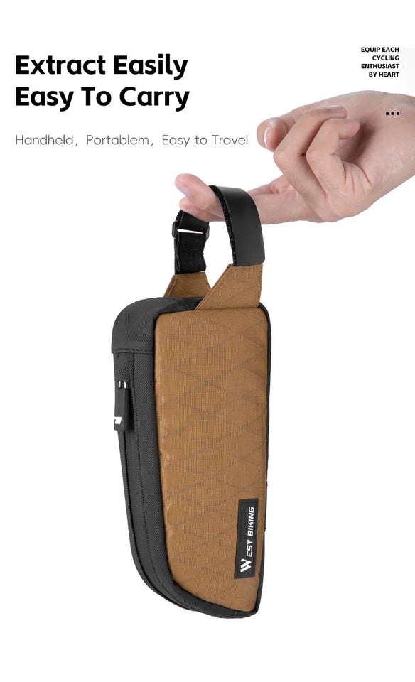 WEST BIKING Bike Bag Ultralight Top Front Tube Frame Triangle Bag Portable Water Repellent MTB Road Bicycle Bag Pannier