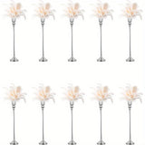Wedding Centerpiece Vase, Floor Vase - 32.5 Inch Multi-Purpose Metal Vase for Party Events, Christmas and Halloween Decorations
