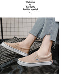 Canvas Shoes Women Couple Slip on Flat Comfortable Casual Shoes Fashion Platform Ladies Vulcanized Shoes Zapatillas Mujer 2025