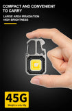 Ultra Small Mini LED Light Small Flashlight Keychain Light Strong Light Ultra Light Portable Flashlight