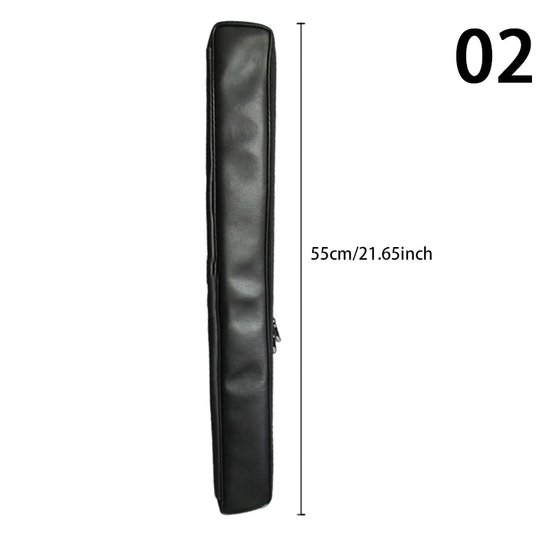 1pc Flute Storage Bag Portable Leather Fabric Vertical Flute Case Musical Instrument Storage High Quality Woodwind Accessories