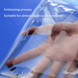 Single roll 3m food vacuum sealed bag roll, free of bisphenol A, seven layer co extruded diamond pattern food packaging bag