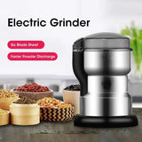 Stainless Electric Grinder 4Blades Fast Grinding Multifunction Smash Machine Household Coffee Beans Rice Mill Grinder 200W/400W