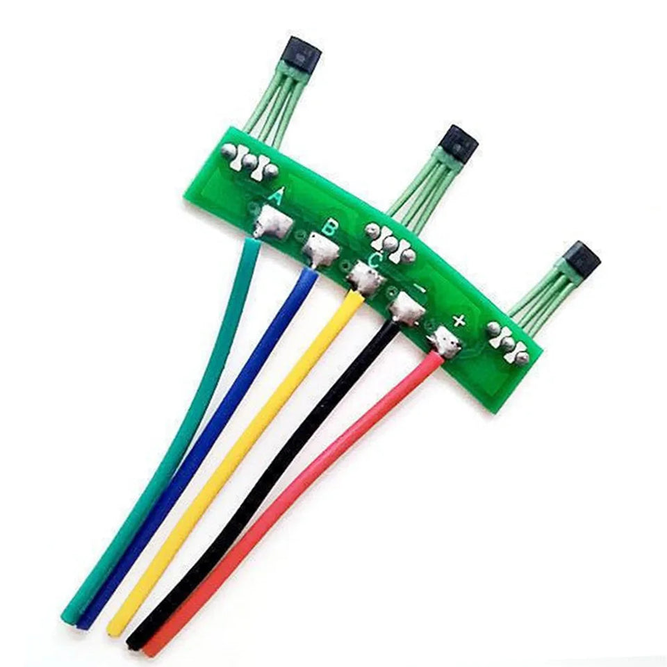 Electric Bike Motor Hall Sensor Kit - 1pc 3144/3413 Hall Part With PCB Board & Cable For 2-Wheel Electric Vehicles