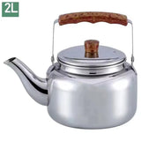 New 1L/1.5L/2L Tea Pot Large Capacity Fast Heating Teapot Stainless Steel Coffee Pot Home Camping
