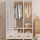 Large Capacity Portable Wardrobe Closet Durable Sturdy Assembly Clothes Organizer Bedroom Dustproof Storage Solution