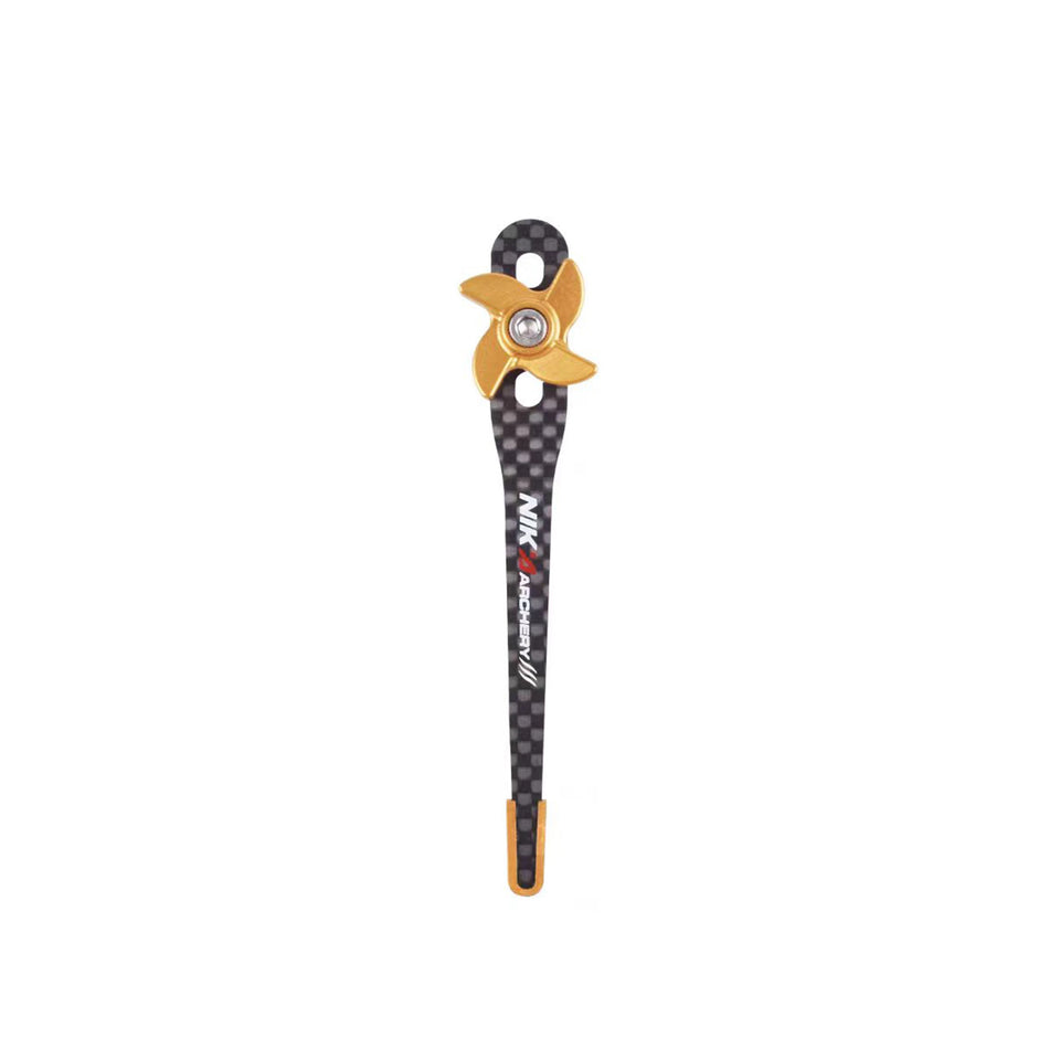 Archery Bow Clicker NIKA Adjustable Clicker Carbon Fiber Clicker Aluminum Alloy For Recurve Bow Arrow Hunting Shooting Accessori