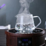 300ml/400ml/500ml/650 Coffee Pot High Temperature Resistant Glass Sharp-mouthed Hand Punch Sharing Pot Household Drip Coffee Pot
