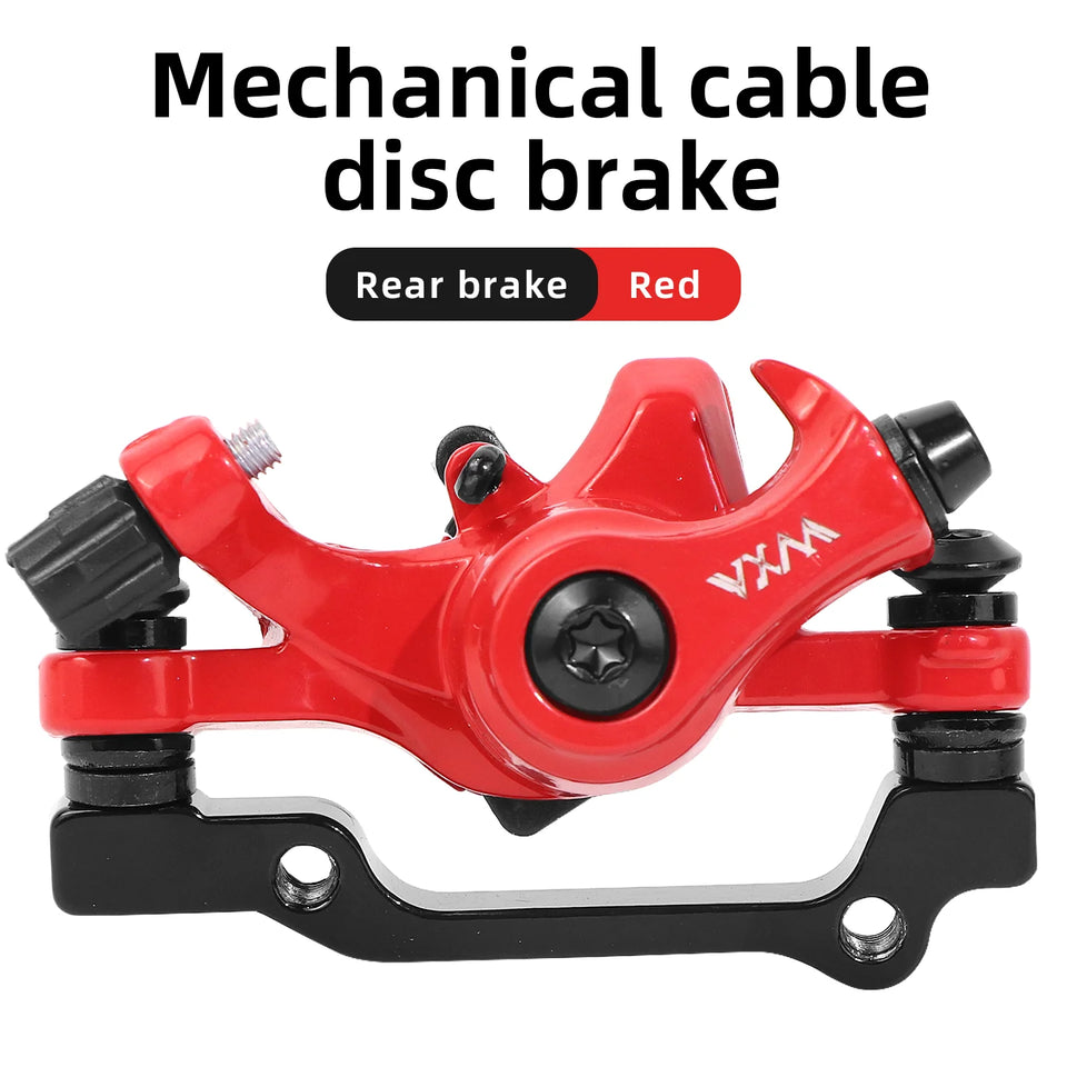 Bicycle Disc Brake Aluminum Alloy Mechanical Wire Pull Disc Brake MTB Bike MT200 160/180MM Caliper Hydraulic Disc Brake