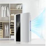 2 in 1 Dehumidifier and Air Purifier Moisture Absorber Household Mute Bedroom Basement Remote Control Timing External Water Pipe