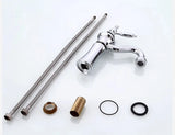 Chrome Basin Faucet Brass Black 360° rotatable basin faucet European-style Hot and Cold mixing faucet Brushed