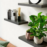 SOFT-Floating Shelves For Wall,16In Wood Wall Shelf For Room Decor/Storage/Display,For Bedroom,Bathroom,Living Room,Kitchen