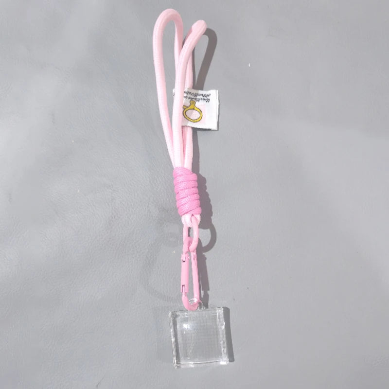 New Blank Acrylic Pixel Filter Keychain Clear Frame Keyring Couple Anniversary Graduation Bag Pendant Playful DIY Accessories