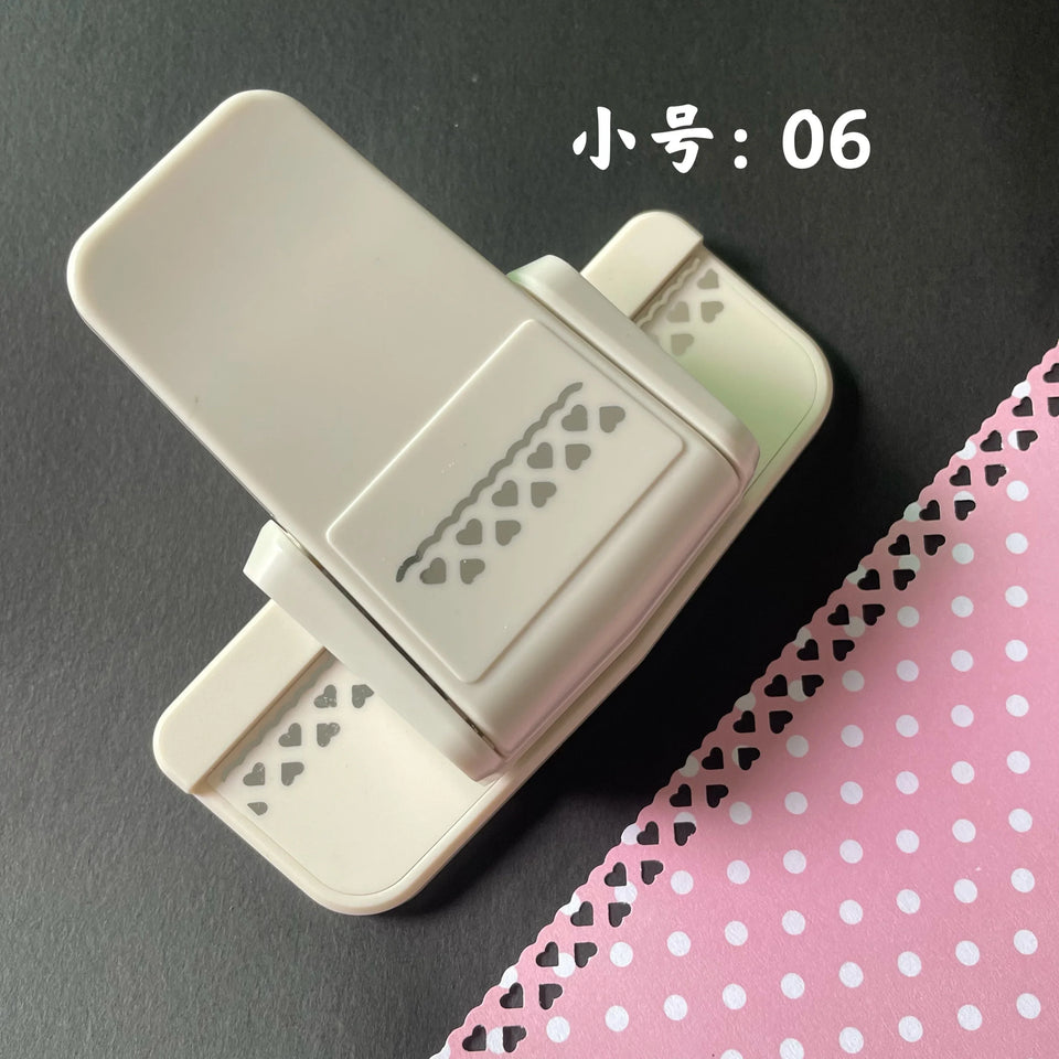 Effort-saving Embossing Device Hollow Lace Edge Pressing Device Punching Device Diy Kindergarten Handmade Greeting Card