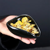Coffee Bean Dosing Cup Ceramic Dosing Vessel Measuring Tray Kit for Coffee or Tea, Espresso Accessories