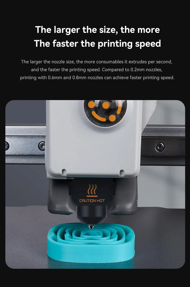 3D Printer Parts for Bambu Lab A1 A1 Mini Assembly Hotend Kit 0.2 0.4 0.6 0.8mm for Bambu Lab A1/A1 mini Nozzle Silicone Brush