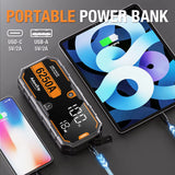 Car 6250A Portable 12V  Jump Starter Power Bank 12V Auto Battery Charger Booster Starting Device For 10.0L GAS/6.5L DIESEL