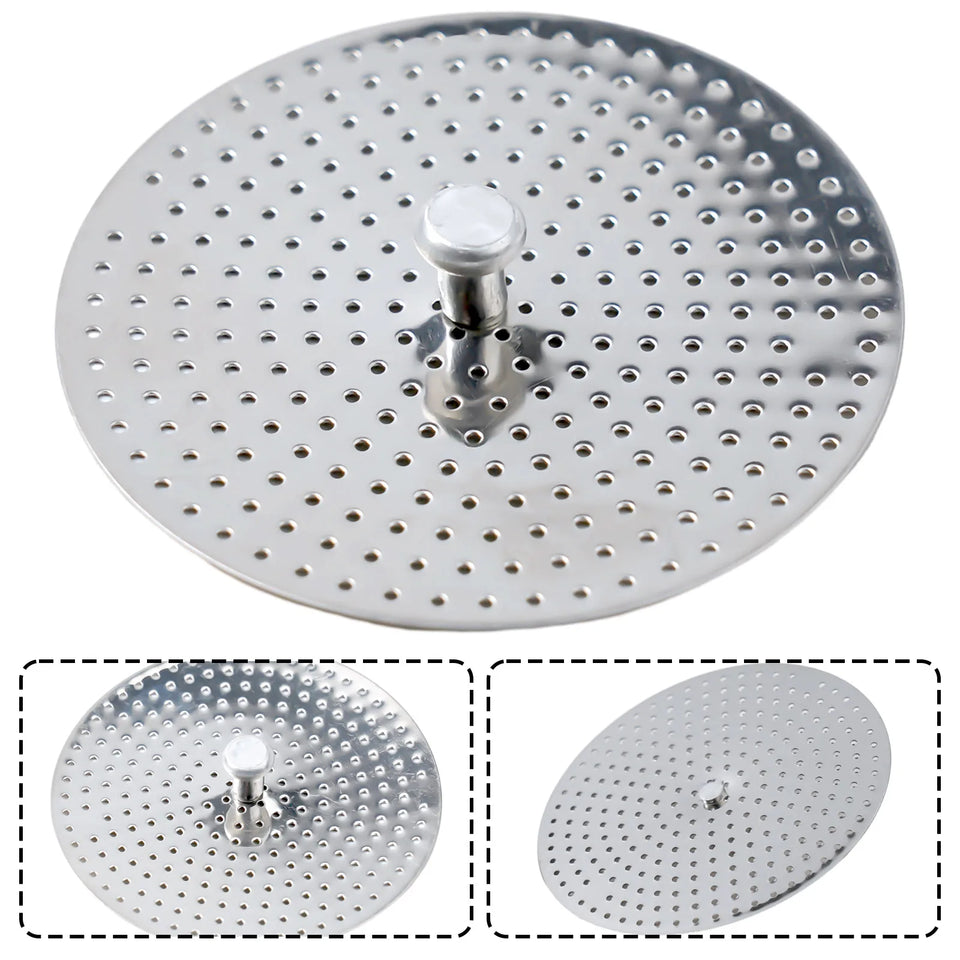 Stainless Steel Moka Powder Pressing Plate For Espresso Coffee 4 Cup 6 Cups Household Cafe Coffee Pot Supplies