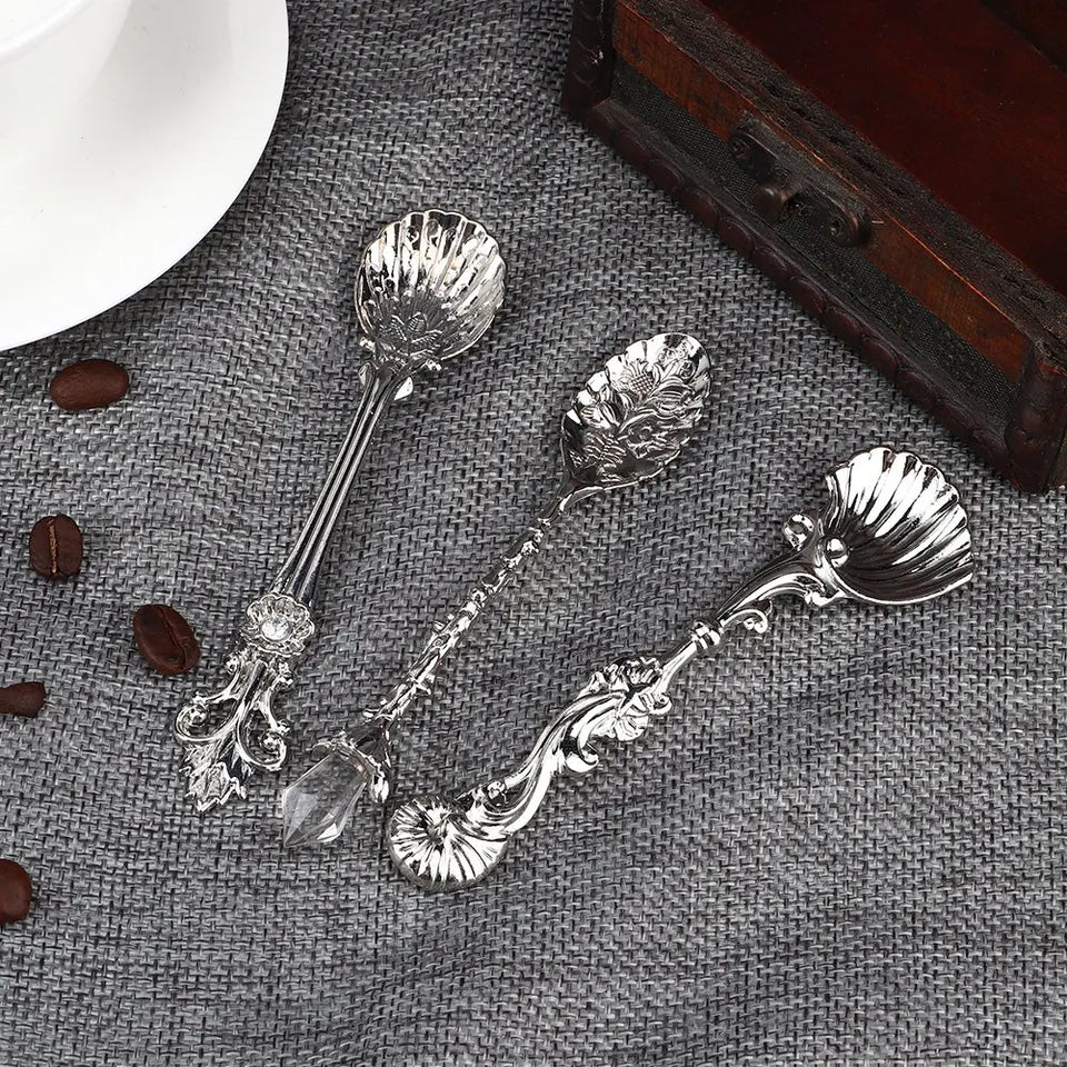 Coffee Spoon Dessert Spoon Teaspoon Vintage Spoon Vintage  Cutlery Coffee Spoon Dessert Spoon Teaspoon Kitchen Tableware