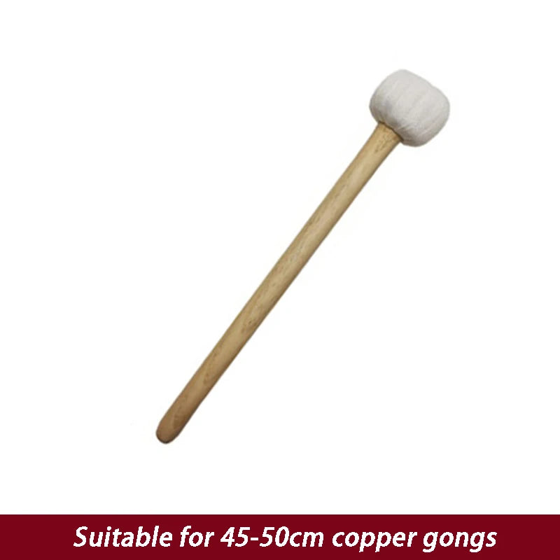 Professional Gong Hammer Handmade Gongs Hammer Percussion Musical Instrument Accessories Copper Gong Specific Wooden Mallet