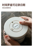 watchget 1.2/1.5/1.8L Airtight Canister Coffee Bean Storage One Way Releasing Valve Container with Date Tracker and Scoop