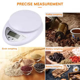Electronic Scale 1g/5kg Portable Digital Scale Food Balance Measuring Weight Kitchen Scales Small Scale Weighing In Grams