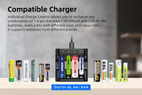 XTAR L4 AAA AA Battery Charger 4 Slots Intelligent LED Indicator USB Charger Charging 1.5V Li-ion / 1.2V lithium NiMH Batteries