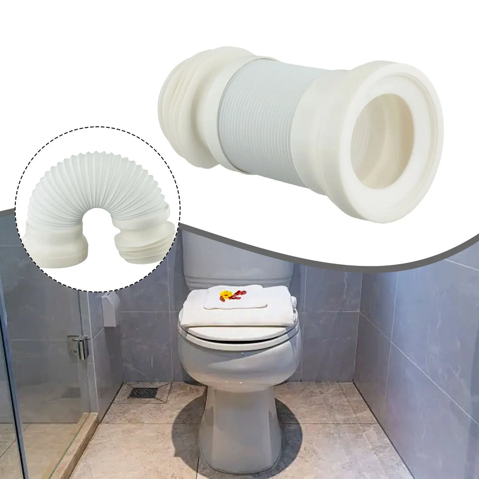 Home Fixtures WC Pan Connector Home Flexible Home Plumbing Toilet Waste WC Pan Connector 250mm-500mm Extendable