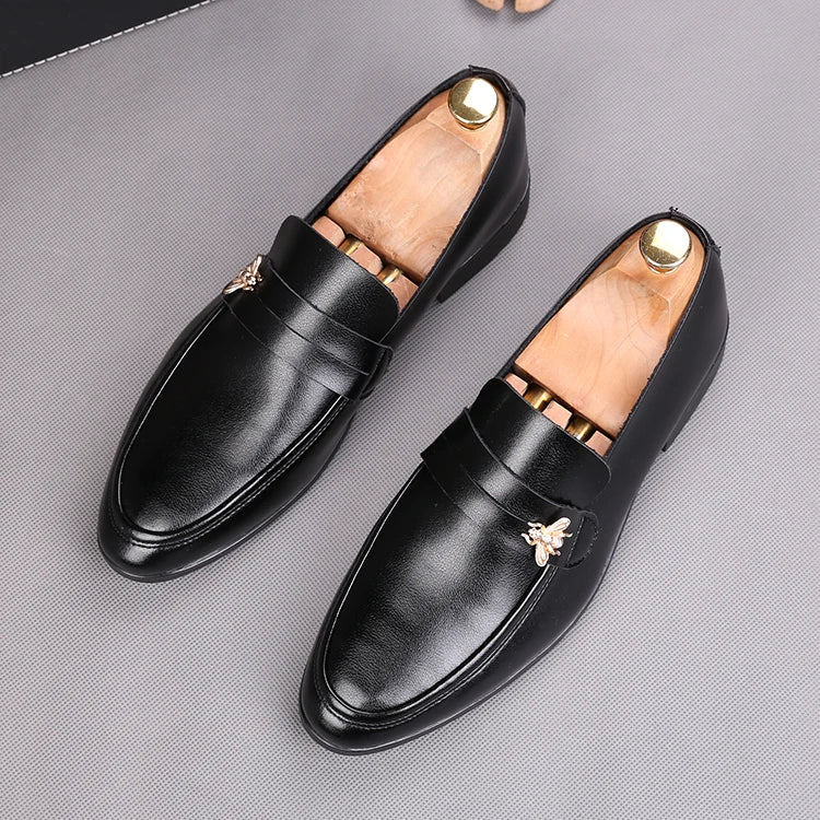 Mens Dress Shoes Formal Leather Shoe Fashion italy shoes Handmade Wedding Party Shoes Men Loafers Oxford Shoes