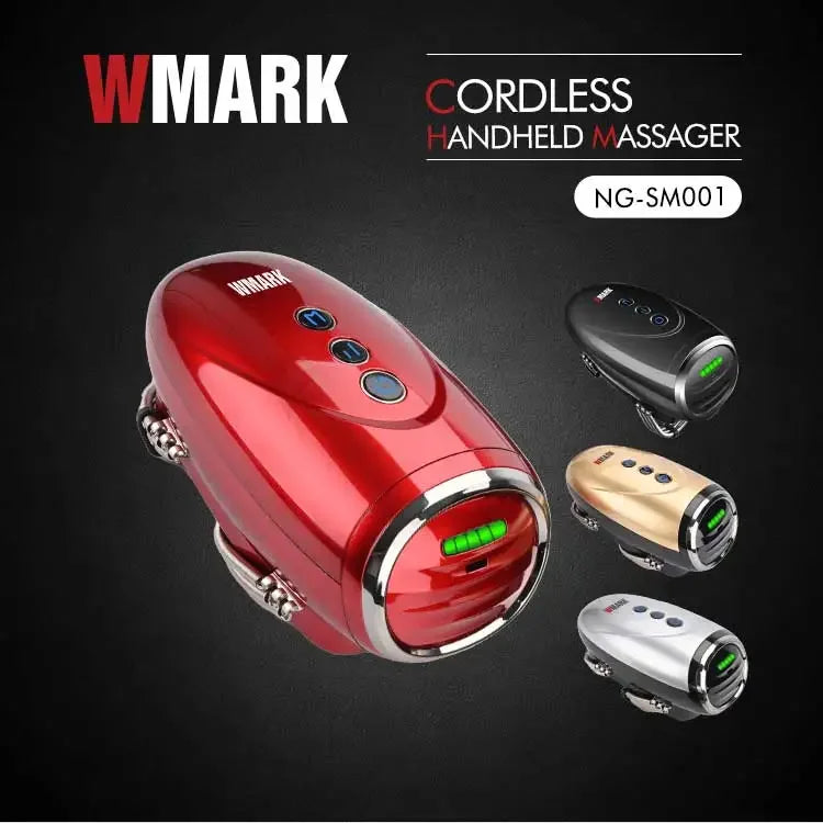 WMARK NG-SM001 Barber Massager Cordless Handheld USB Charging Vibration Neck/Legs/Hands/face 2600mAh
