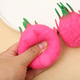 Mango Shaped Stress Relief Toy Squeeze Fidget Toy for Anxiety Relief Party Gift Kids Adults Venting Ball  Stress Reliever Toys