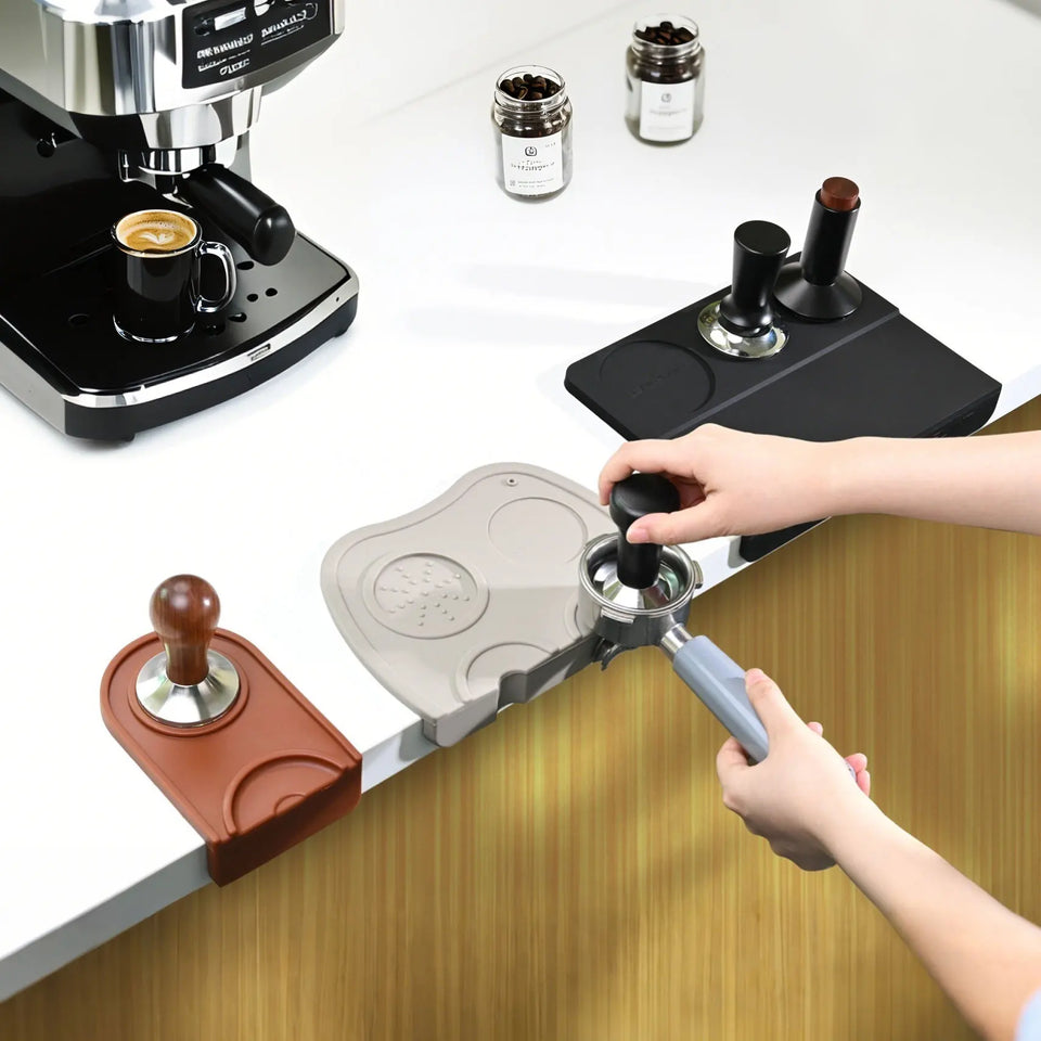 Espresso Tamper Mat Coffee Tamping Silicone Coffee Tamping Mat for Espresso Machine Accessories Tamp Mat for Barista Tools