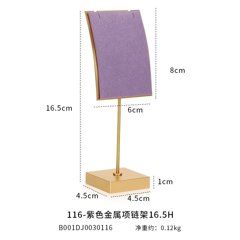 Cool Jewelry Shop Window Show Props Necklace Display Shelf Pendant Show Stand Women Jewelry Organizer
