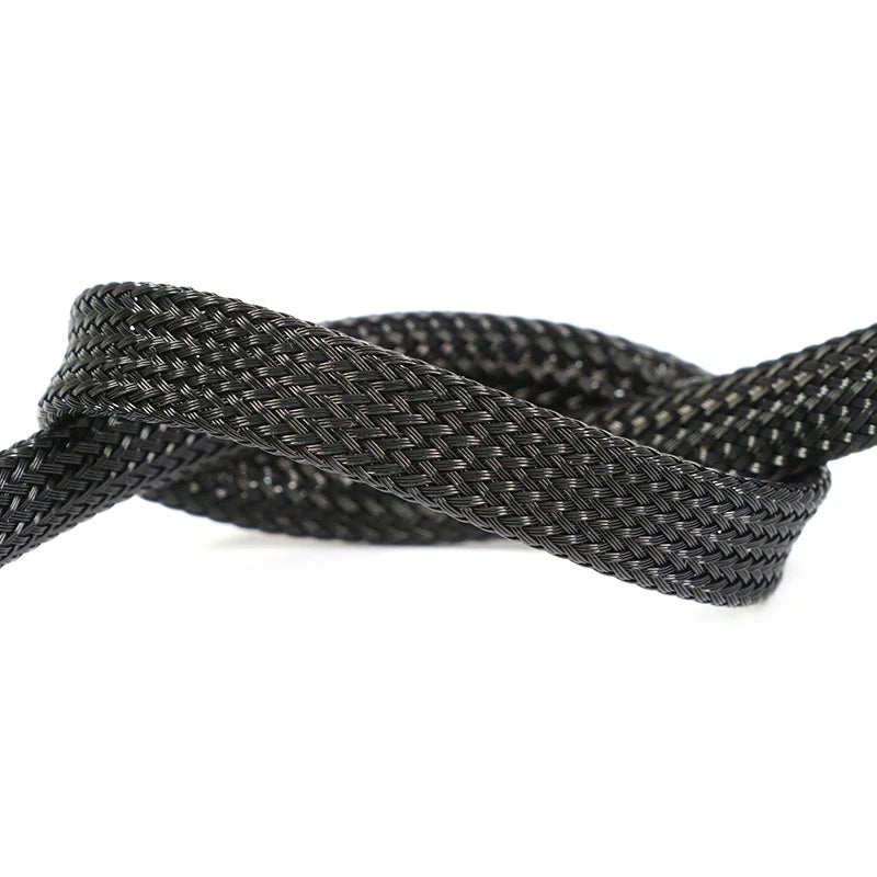 2/30M 2mm - 25mm High Density Nylon Mesh Tube Wire Insulated Sheath 12colors Cable Sleeve PET Expandable Braided Sleeving