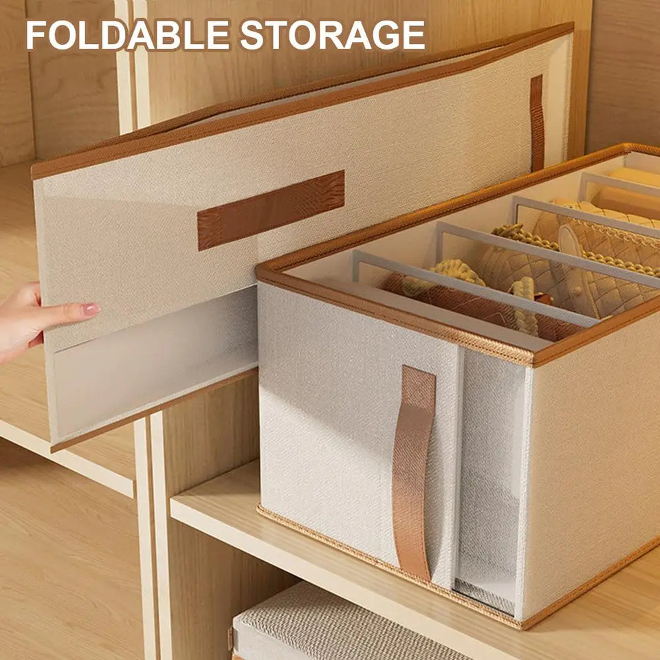 Organizer Box for Storage in The Closet Underwear Drawers Storage Bedroom Cabinet Socks Bra Storage Pants Organizer