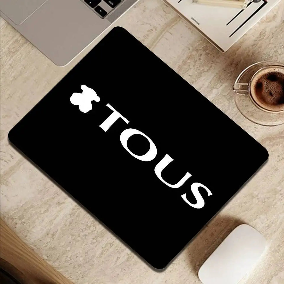 Classic Jewelry Logo T-Tous Animation Keyboard Mat Table Mat Students Gabinete PC Gamer Desktop Mouse Pad For PC Computer Table