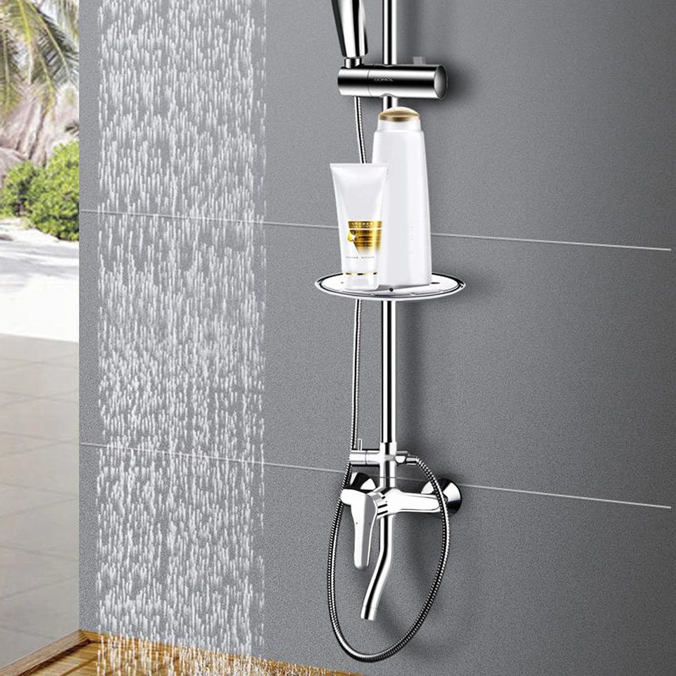 Shower Head Diverter Valve Anti-scratch Shower Arm Splitter Corrosion Resistant 3-Way Shower Arm Diverter Bathroom Accessories